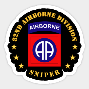 82nd Airborne Division - Sniper Sticker